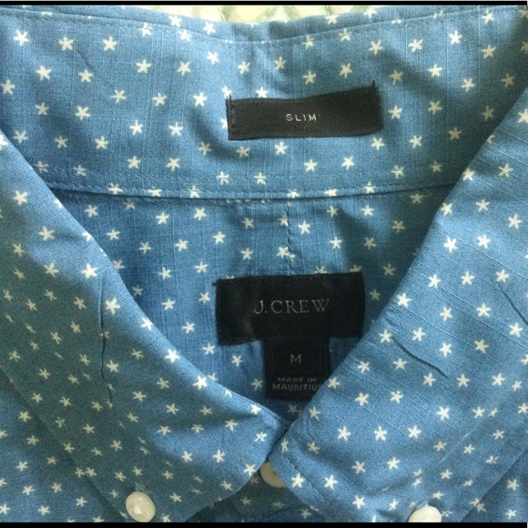 J Crew Mens Slim Button Down Size Medium - Picture 2 of 8